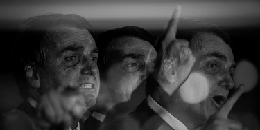 Brazil's president Jair Bolsonaro speaks to journalists at the Presidential Residence Alvorada Palace in Brasilia, Brazil, on Friday, May 22, 2020. A video of a controversial meeting between Bolsonaro and members of his cabinet became public on this Friday, causing a political crisis amid the coronavirus pandemic in Brazil. (Photo by Andre Borges/NurPhoto via Getty Images) Brazil's president Jair Bolsonaro speaks to journalists at the Presidential Residence Alvorada Palace in Brasilia, Brazil, on Friday, May 22, 2020. A video of a controversial meeting between Bolsonaro and members of his cabinet became public on this Friday, causing a political crisis amid the coronavirus pandemic in Brazil. (Photo by Andre Borges/NurPhoto via Getty Images)