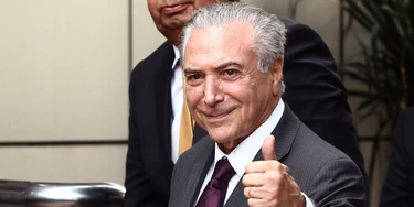 Vice President of Brazil Michel Temer (c), the output of the Hospital Pro Heart in Botafogo, south zone of Rio de Janeiro, after a visit to the governor of Rio de Janeiro, Luiz Fernando Pezao, on March 23, 2016. Photo: WILTON JUNIOR/ESTADAO CONTEUDO (Agencia Estado via AP Images) Vice President of Brazil Michel Temer (c), the output of the Hospital Pro Heart in Botafogo, south zone of Rio de Janeiro, after a visit to the governor of Rio de Janeiro, Luiz Fernando Pezao, on March 23, 2016. Photo: WILTON JUNIOR/ESTADAO CONTEUDO (Agencia Estado via AP Images)