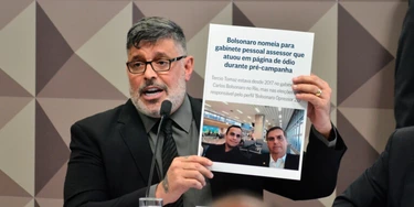 O deputado Alexandre Frota (PSDB) compareceu na tarde desta quarta-feira (30) à CPMI das Fake News, no Senado Federal, em Brasília. O deputado já havia declarado a existência de rede organizada para a propagação de fake news.