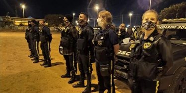 Parece polícia, mas é religião: grupo foi denunciado ao Ministério Público e à Secretaria da Segurança Pública do Distrito Federal em fins de julho. Parece polícia, mas é religião: grupo foi denunciado ao Ministério Público e à Secretaria da Segurança Pública do Distrito Federal em fins de julho.