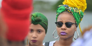 Brasília - Marcha das Mulheres Negras Contra o Racismo, a Violência e pelo Bem Viver em Brasília, reúne mulheres de todos os estados e regiões do Brasil (Marcello Casal Jr/Agência Brasil)