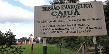 Fachada da Missão Evangélica Caiuá, ONG que recebeu R$ 2 bilhões da União para ações de saúde indígena. Fachada da Missão Evangélica Caiuá, ONG que recebeu R$ 2 bilhões da União para ações de saúde indígena.