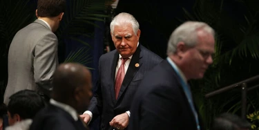 MIAMI, FL - JUNE 15:  Secretary of State Rex Tillerson attends the Conference on Prosperity and Security in Central America at the Florida International University on June 15, 2017 in Miami, Florida. The conferance brought together government and business leaders from the United States, Mexico, Central America, and other countries to address the economic, security, and governance challenges and opportunities in El Salvador, Guatemala, and Honduras.  (Photo by Joe Raedle/Getty Images)