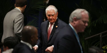 MIAMI, FL - JUNE 15: Secretary of State Rex Tillerson attends the Conference on Prosperity and Security in Central America at the Florida International University on June 15, 2017 in Miami, Florida. The conferance brought together government and business leaders from the United States, Mexico, Central America, and other countries to address the economic, security, and governance challenges and opportunities in El Salvador, Guatemala, and Honduras. (Photo by Joe Raedle/Getty Images) MIAMI, FL - JUNE 15: Secretary of State Rex Tillerson attends the Conference on Prosperity and Security in Central America at the Florida International University on June 15, 2017 in Miami, Florida. The conferance brought together government and business leaders from the United States, Mexico, Central America, and other countries to address the economic, security, and governance challenges and opportunities in El Salvador, Guatemala, and Honduras. (Photo by Joe Raedle/Getty Images)