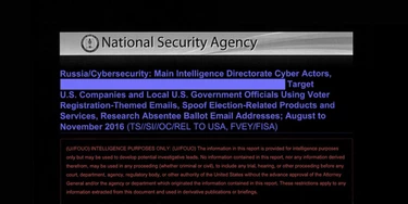 EXCLUSIVO: Relatório secreto da NSA mostra hacking russo dias antes da eleição americana EXCLUSIVO: Relatório secreto da NSA mostra hacking russo dias antes da eleição americana