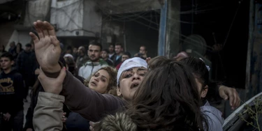 2757513 12/12/2015 Residents and relatives of the victims on the site of the terrorist act in downtown Homs. On December 12, terrorists staged a deadly car bomb attack near the Al-Ahli hospital. Valeriy Melnikov/Sputnik via AP 2757513 12/12/2015 Residents and relatives of the victims on the site of the terrorist act in downtown Homs. On December 12, terrorists staged a deadly car bomb attack near the Al-Ahli hospital. Valeriy Melnikov/Sputnik via AP