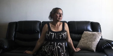 Former Uber driver, Rachel Galindo stands for a portrait in her home on April 30, 2017, in Los Angeles, California. As a transgender person, Galindo says she faced a lot of discrimination while driving for the company. Former Uber driver, Rachel Galindo stands for a portrait in her home on April 30, 2017, in Los Angeles, California. As a transgender person, Galindo says she faced a lot of discrimination while driving for the company.