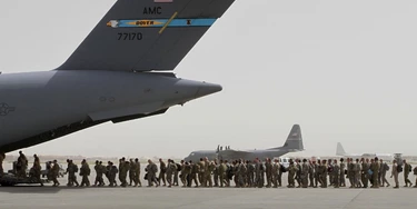FILE- In this Thursday, July 14, 2011 file photo, U.S. soldiers board a U.S. military aircraft as they leave Afghanistan, at the U.S. base in Bagram, north of Kabul, Afghanistan. U.S. A bill passed by Congress allowing the families of 9/11 victims to sue the Saudi government has reinforced to some in the Arab world a long-held view that the U.S. only demands justice for its own victims of terrorism, despite decades of controversial U.S. interventions around the world. (AP Photo/Musadeq Sadeq, File) FILE- In this Thursday, July 14, 2011 file photo, U.S. soldiers board a U.S. military aircraft as they leave Afghanistan, at the U.S. base in Bagram, north of Kabul, Afghanistan. U.S. A bill passed by Congress allowing the families of 9/11 victims to sue the Saudi government has reinforced to some in the Arab world a long-held view that the U.S. only demands justice for its own victims of terrorism, despite decades of controversial U.S. interventions around the world. (AP Photo/Musadeq Sadeq, File)
