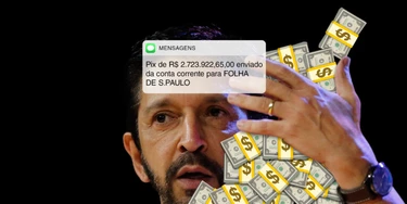 Ricardo Nunes já gastou quase R$ 3 milhões com propagandas disfarçadas de jornalismo na Folha