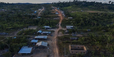 Vista aérea da terra indígena Apyterewa, que tem sido alvo de pecuarista e garimpeiros no sudoeste do Pará.