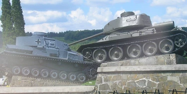Memorial da segunda guerra mundial na Eslováquia.