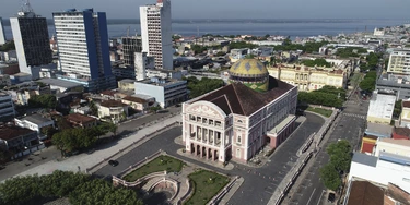 Vista do Teatro Amazonas. Foto: Rubens Chaves/Folhapress. Vista do Teatro Amazonas. Foto: Rubens Chaves/Folhapress.