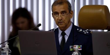 BRASÍLIA, DF, BRASIL, 29.02.2024: Sessão plenária do STM (Superior Tribunal Militar) destinada a julgar os militares que mataram o músico Evaldo Rosa, no Rio de Janeiro, em 2019, com mais de 80 tiros, após confundí-lo com um assaltante. O relator da ação é o ministro Carlos Augusto Amaral Oliveira (de farda da Aeronáutica). (Foto: Pedro Ladeira/Folhapress, PODER) BRASÍLIA, DF, BRASIL, 29.02.2024: Sessão plenária do STM (Superior Tribunal Militar) destinada a julgar os militares que mataram o músico Evaldo Rosa, no Rio de Janeiro, em 2019, com mais de 80 tiros, após confundí-lo com um assaltante. O relator da ação é o ministro Carlos Augusto Amaral Oliveira (de farda da Aeronáutica). (Foto: Pedro Ladeira/Folhapress, PODER)
