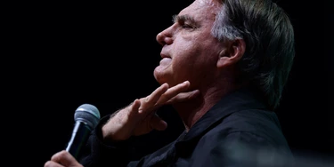 Jair Bolsonaro discursa durante seminário de comunicação do PL em Brasília (Foto: Ueslei Marcelino/Reuters) Jair Bolsonaro discursa durante seminário de comunicação do PL em Brasília (Foto: Ueslei Marcelino/Reuters)