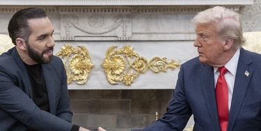 Trump e Bukele reunidos na Casa Branca Trump e Bukele reunidos na Casa Branca