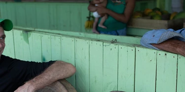 Dom Phillips no acampamento Dalcídio Jurandir em Eldorado dos Carajás, 2019. Dom Phillips no acampamento Dalcídio Jurandir em Eldorado dos Carajás, 2019.