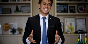 Deputado federal Nikolas Ferreira, do PL de Minas Gerais (Foto: Pedro Ladeira/Folhapress) Deputado federal Nikolas Ferreira, do PL de Minas Gerais (Foto: Pedro Ladeira/Folhapress)