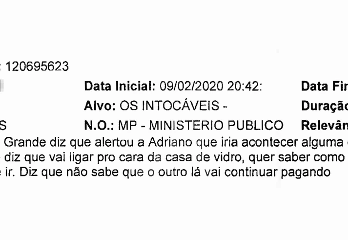 Grampos sugerem que comparsas do miliciano Adriano da Nóbrega recorreram a Bolsonaro