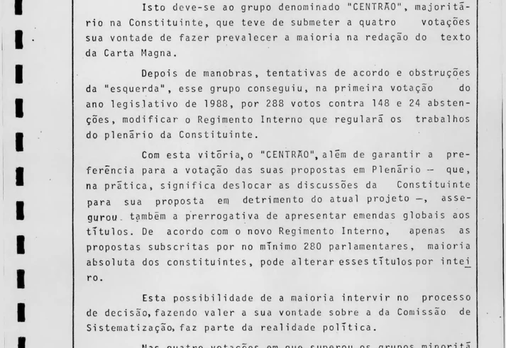 Documentos inéditos mostram que Exército abraçou o Centrão desde a Constituinte