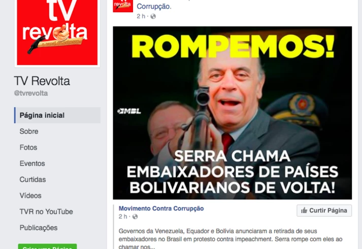 Mídia brasileira construiu narrativa novelizada do impeachment Mídia brasileira construiu narrativa novelizada do impeachment