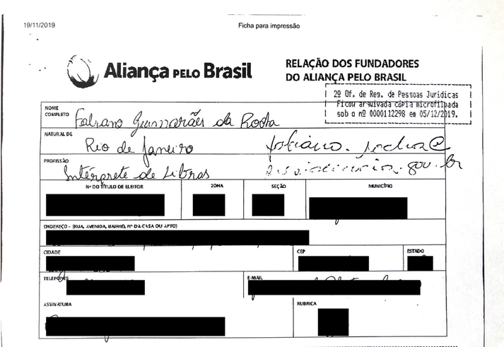 Fundador do Aliança pelo Brasil ganha cargo com poder para esconder informações sobre Bolsonaro