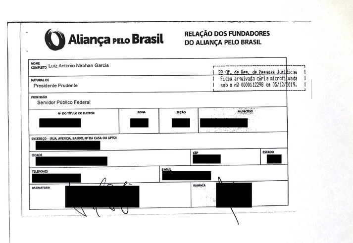 Fundador do Aliança pelo Brasil ganha cargo com poder para esconder informações sobre Bolsonaro