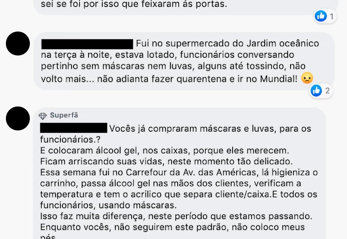 Coronavírus: ‘tem gente que tosse em cima da gente’, conta caixa do supermercado carioca Mundial