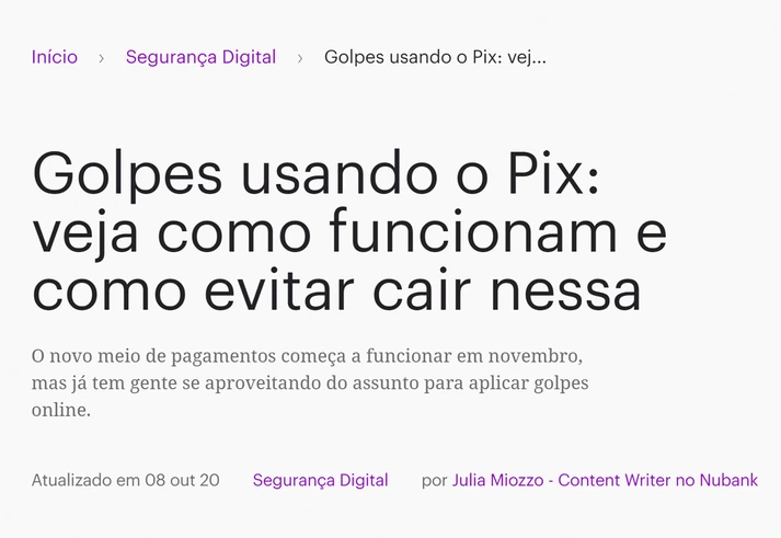 O Nubank expôs seu CPF – mesmo que você não fosse cliente deles O Nubank expôs seu CPF – mesmo que você não fosse cliente deles
