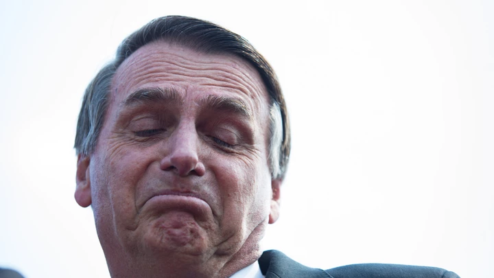 SÃO PAULO,SP,03.05.2018:BOLSONARO-PASSAGEM-COMANDO-EXÉRCITO - O pré-candidato do PSL a presidente da República, deputado Jair Bolsonaro participa da cerimônia de passagem de comando do Exército, no Comando Militar do Sudeste, em São Paulo (SP), nesta quinta-feira (3). (Foto: Paulo Lopes/Futura Press/Folhapress) SÃO PAULO,SP,03.05.2018:BOLSONARO-PASSAGEM-COMANDO-EXÉRCITO - O pré-candidato do PSL a presidente da República, deputado Jair Bolsonaro participa da cerimônia de passagem de comando do Exército, no Comando Militar do Sudeste, em São Paulo (SP), nesta quinta-feira (3). (Foto: Paulo Lopes/Futura Press/Folhapress)