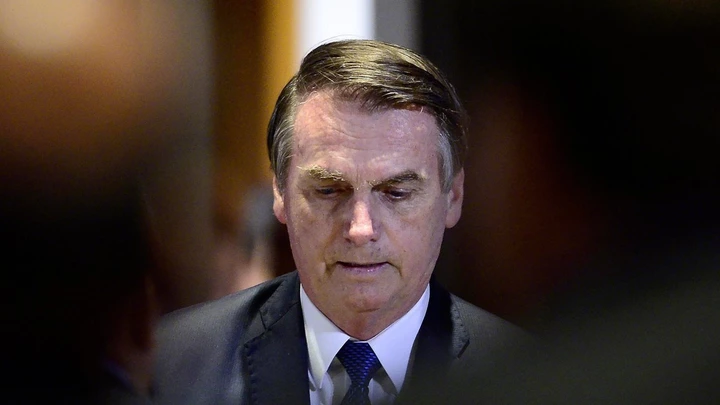O presidente Jair Bolsonaro durante almoço do Encontro do Conselho Interdenominacional de Ministros Evangélicos do Brasil 2019, no Rio de Janeiro (RJ). O presidente Jair Bolsonaro durante almoço do Encontro do Conselho Interdenominacional de Ministros Evangélicos do Brasil 2019, no Rio de Janeiro (RJ).