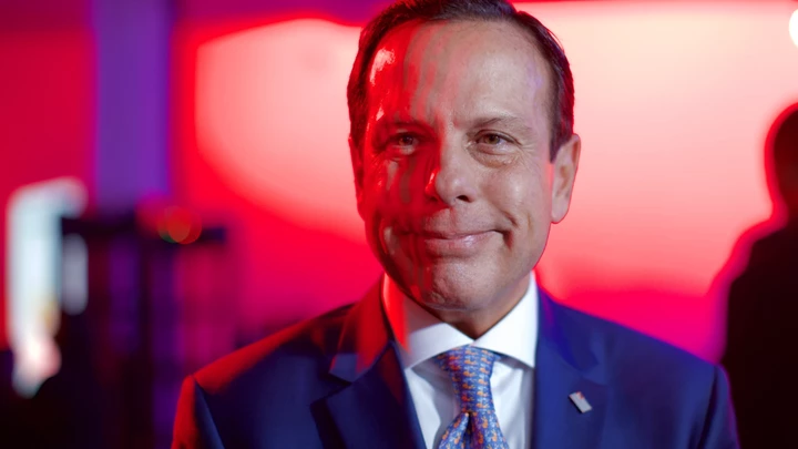 João Doria, Governador de São Paulo, participa do evento de lançamento da CNN Brasil, na Oca do Parque do Ibirapuera, na zona sul de São Paulo. João Doria, Governador de São Paulo, participa do evento de lançamento da CNN Brasil, na Oca do Parque do Ibirapuera, na zona sul de São Paulo.
