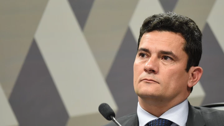 Federal Judge Sergio Moro during a session of the Committee on Constitution and Justice of the Senate that discuss changes in the Code of Criminal Procedure, in Brasilia, on September 9, 2015. Judge Moro leads Brazil's huge anti-corruption drive that investigates the cases of corruption in the state-owned oil company Petrobras. AFP PHOTO/EVARISTO SA        (Photo credit should read EVARISTO SA/AFP/Getty Images)