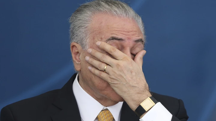 Brazil's President Michel Temer heads the 45th meeting of the Economic and Social Development Council at the Planalto Palace in Brasilia, capital of Brazil, on November 21, 2016. Photo: DIDA SAMPAIO/ESTADAO CONTEUDO (Agencia Estado via AP Images)