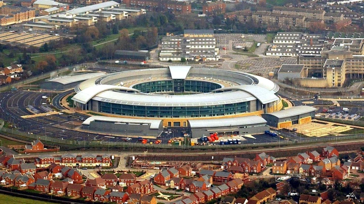 Investigatory Powers Tribunal. File photo dated 23/01/04 of the Government Communication Headquarters (GCHQ) in Cheltenham, as the regime under which the listening post carries out hacking of suspects' computers and smartphones does not breach human rights laws, a tribunal has ruled. Issue date: Friday February 12, 2016. Campaign group Privacy International and seven internet service providers mounted a legal challenge over activity known as equipment interference. See PA story TRIBUNAL GCHQ. Photo credit should read: Barry Batchelor/PA Wire URN:25502032 Investigatory Powers Tribunal. File photo dated 23/01/04 of the Government Communication Headquarters (GCHQ) in Cheltenham, as the regime under which the listening post carries out hacking of suspects' computers and smartphones does not breach human rights laws, a tribunal has ruled. Issue date: Friday February 12, 2016. Campaign group Privacy International and seven internet service providers mounted a legal challenge over activity known as equipment interference. See PA story TRIBUNAL GCHQ. Photo credit should read: Barry Batchelor/PA Wire URN:25502032
