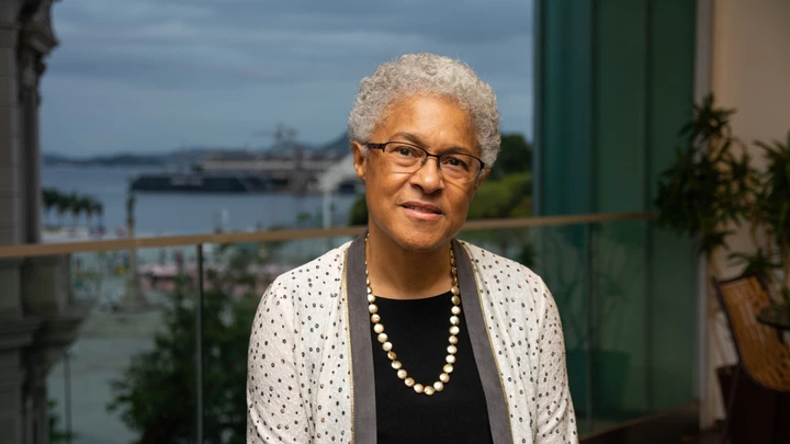 Patricia Hill Collins no Museu de Arte do Rio, onde participou da mesa 'Seu lugar é lá', parte da programação da Feira Literária das Periferias, a Flup, em 20 de outubro. Patricia Hill Collins no Museu de Arte do Rio, onde participou da mesa 'Seu lugar é lá', parte da programação da Feira Literária das Periferias, a Flup, em 20 de outubro.