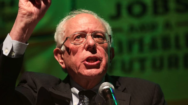 Sen. Bernie Sanders fala durante um comício na Universidade Howard, em 13 de Maio de 2019, em Washington, D.C. Sen. Bernie Sanders fala durante um comício na Universidade Howard, em 13 de Maio de 2019, em Washington, D.C.