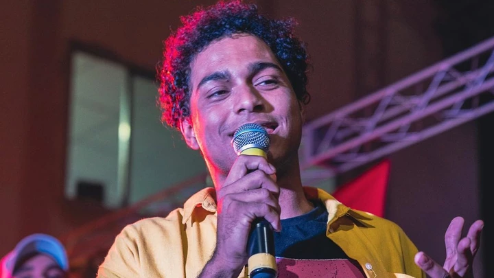 O ativista Kawan Lopes em evento com lideranças de esquerda na Zona Oeste do Rio. O ativista Kawan Lopes em evento com lideranças de esquerda na Zona Oeste do Rio.