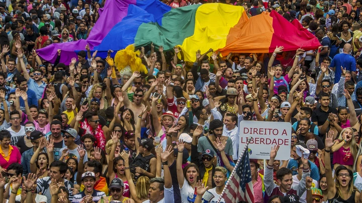 Bolsonarismo tem validade. Em 2015, Parada do Orgulho LGBT, na Avenida Paulista. Foto: Cris Faga/Fox Press Photo/Folhapress