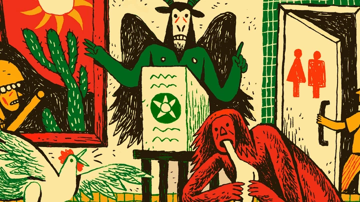 Um dicionário de bizarrices da eleição dominada por demos e baphomets Um dicionário de bizarrices da eleição dominada por demos e baphomets