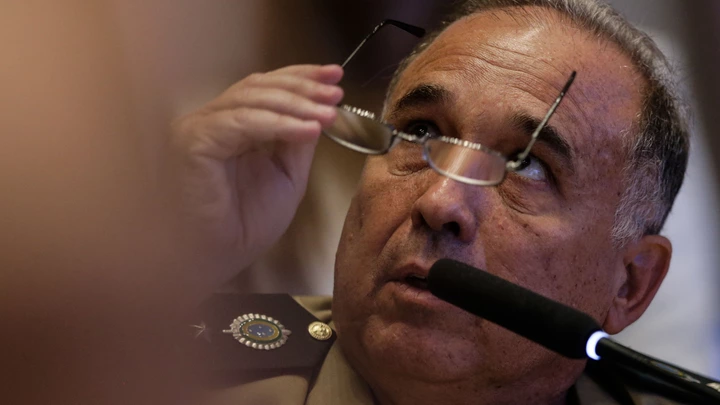 Gustavo Henrique Dutra de Menezes, chefe do CMP (Comando Militar do Planalto) nos ataques de 8 de janeiro. Gustavo Henrique Dutra de Menezes, chefe do CMP (Comando Militar do Planalto) nos ataques de 8 de janeiro.