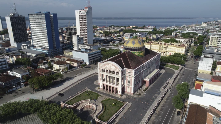Vista do Teatro Amazonas. Foto: Rubens Chaves/Folhapress. Vista do Teatro Amazonas. Foto: Rubens Chaves/Folhapress.
