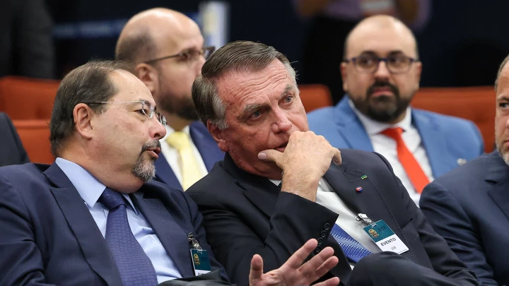 Jair Bolsonaro acompanhou primeiro dia de julgamento no Supremo Tribunal Federal (Foto: Gustavo Moreno/STF) Jair Bolsonaro acompanhou primeiro dia de julgamento no Supremo Tribunal Federal (Foto: Gustavo Moreno/STF)