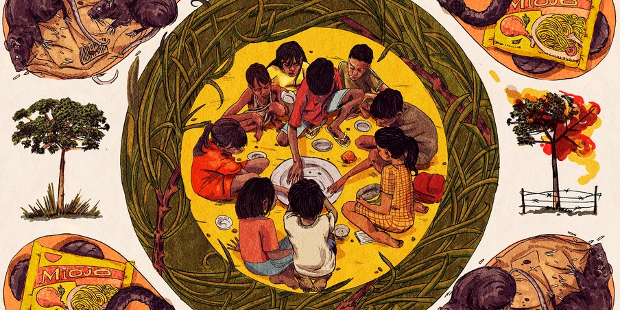 Salgadinho, refrigerante, diabetes e AVC: Conheça o novo vocabulário dos Guarani-Kaiowá ilhados pela soja Salgadinho, refrigerante, diabetes e AVC: Conheça o novo vocabulário dos Guarani-Kaiowá ilhados pela soja