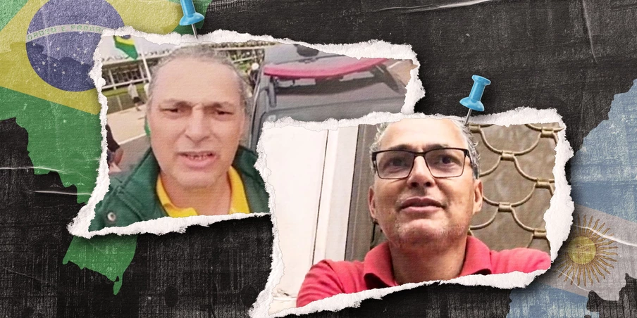 Josiel Gomes de Macedo foi condenado a 16 anos de prisão por queimar um carro da polícia e comprar equipamentos militares para a tentativa de golpe. Hoje, ele vive tranquilo em Buenos Aires. Josiel Gomes de Macedo foi condenado a 16 anos de prisão por queimar um carro da polícia e comprar equipamentos militares para a tentativa de golpe. Hoje, ele vive tranquilo em Buenos Aires.