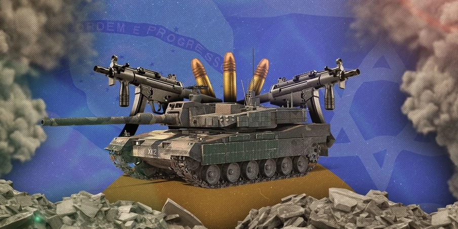Empresa brasileira vende aço para indústria de armas de Israel durante guerra em Gaza Empresa brasileira vende aço para indústria de armas de Israel durante guerra em Gaza